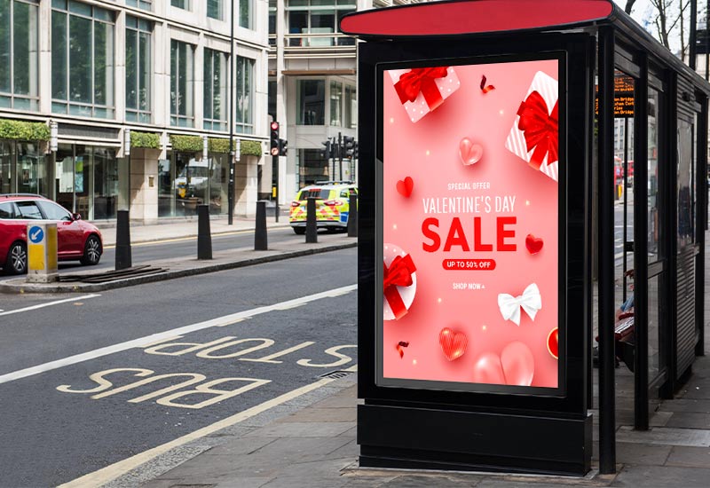 Bus Station Digital Signage Display