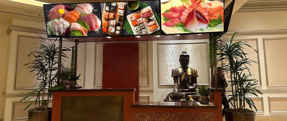 Kontech window display in hotel