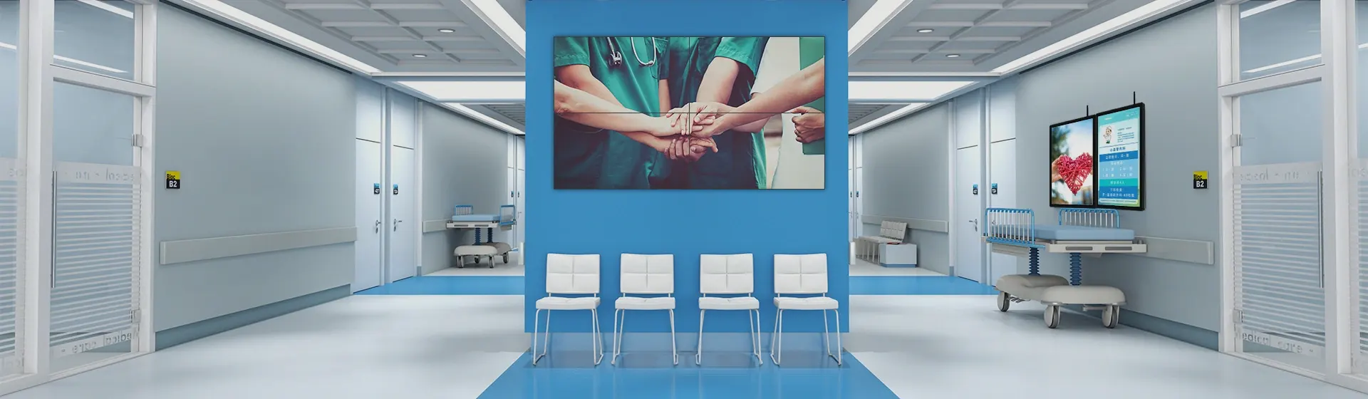 commercial LCD display in the Medical Industry Application Solution