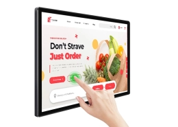 Touch Screen Digital Menu Board Display