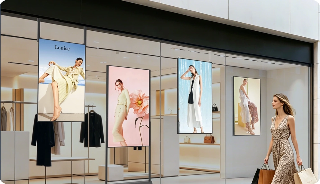 stores and restaurants Indoor Wall Mounted Advertising Display