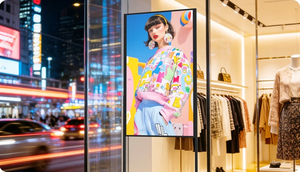 supermarkets Indoor Wall Mounted Advertising Display