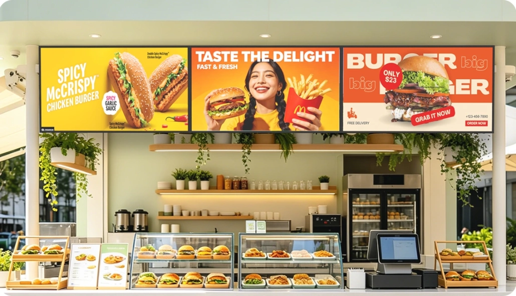 hotel the Indoor Wall Mounted Advertising Display