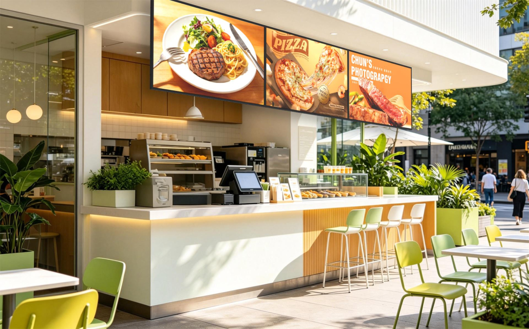 High Brightness Digital menu boards
