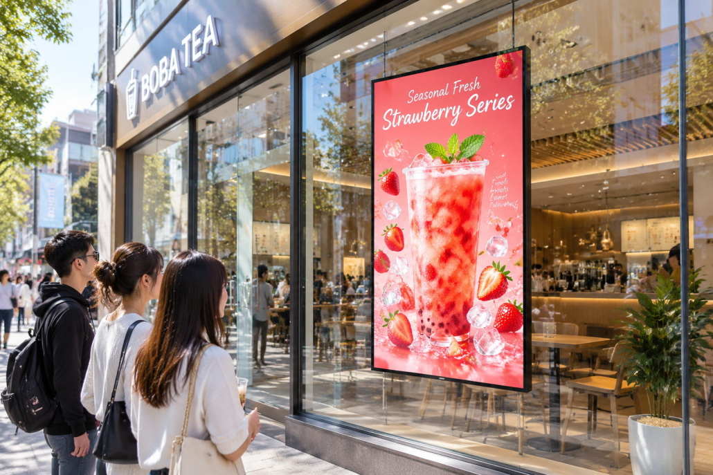 High-Brightness Window Display