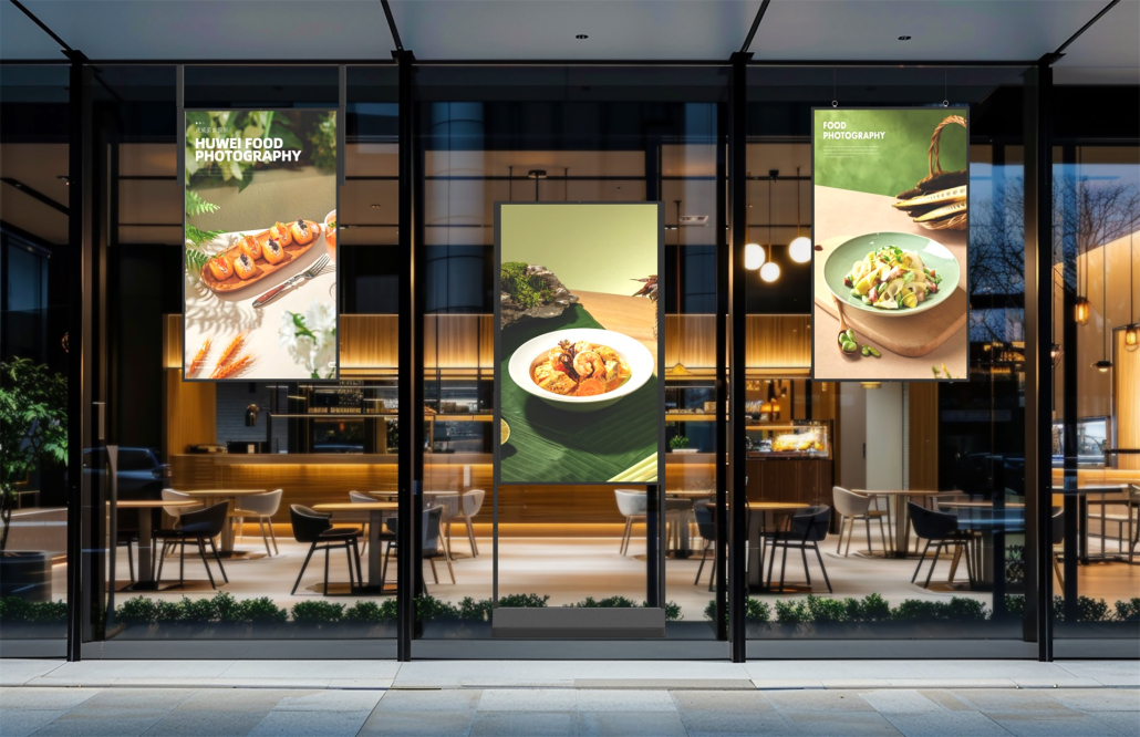 High Brightness window displays